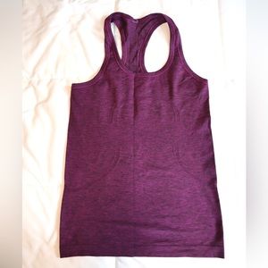 Purple lululemon tank top